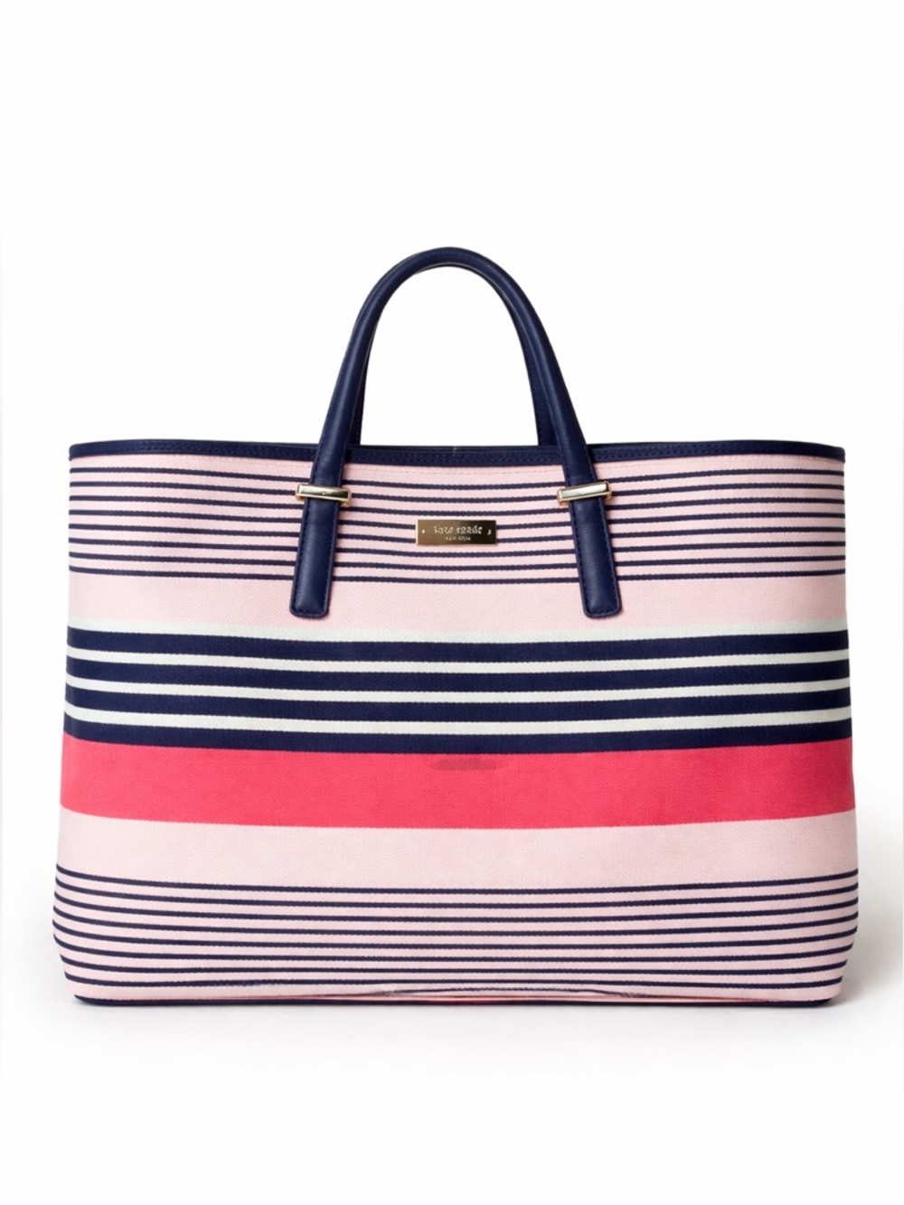 KATE SPADE Vintage Striped Everyday Bag Large Purse Women’s